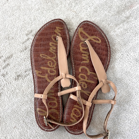 Sam Edelman Gigi Thong Sandal - Almond - Picture 1 of 4